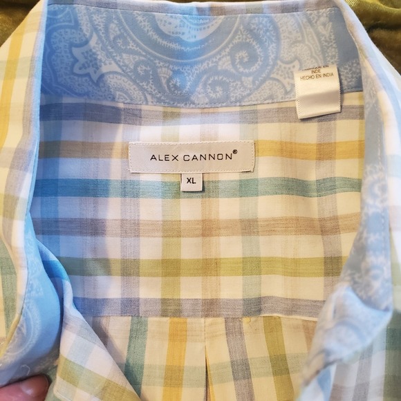 Alex Cannon short sleeved button down sports shirt XL - Picture 6 of 16